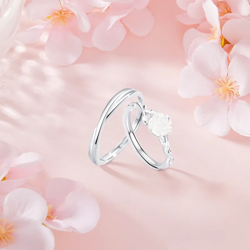 KUMET Sterling Silver Rings Unisex-4