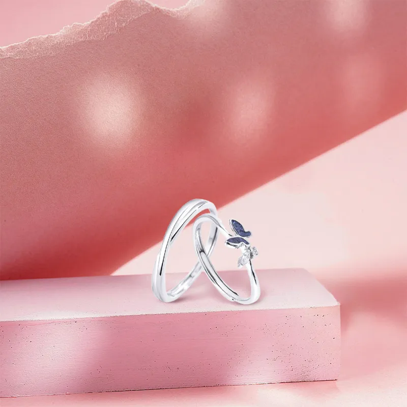 KUMET Sterling Silver Rings Unisex-4