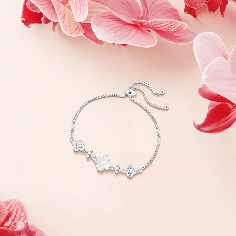 KUMET Zircon Bracelets Women's Same For Couples-2