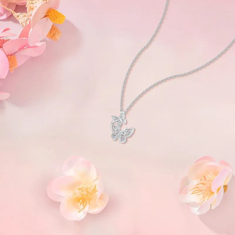 KUMET Sterling Silver Necklaces Women's-4