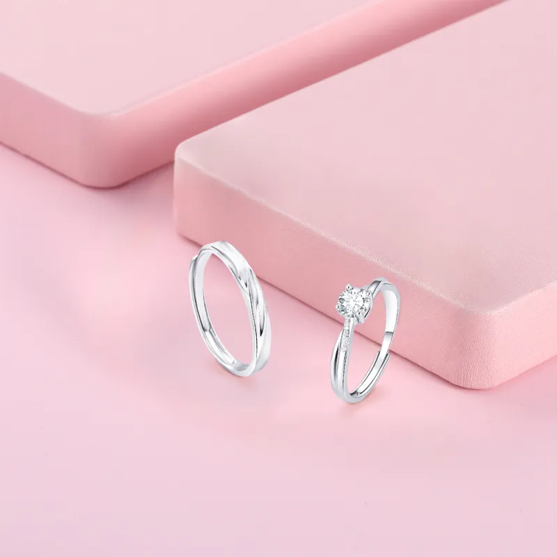KUMET Sterling Silver Rings Unisex-2