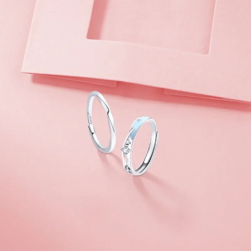 KUMET Sterling Silver Rings Unisex-3