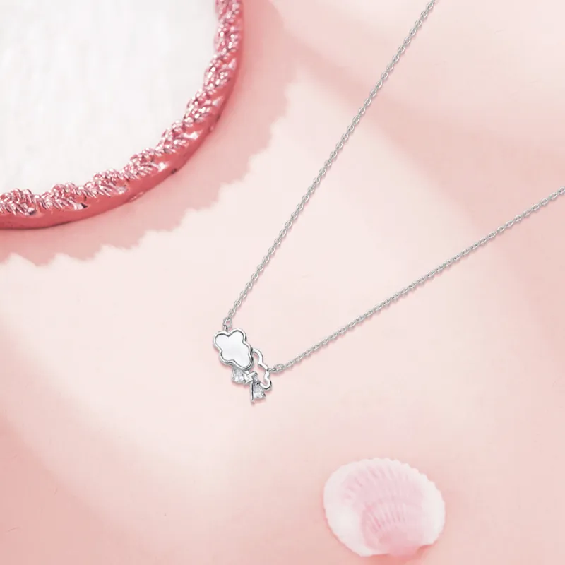 Kelanxi Sterling Silver Necklaces Women's-10