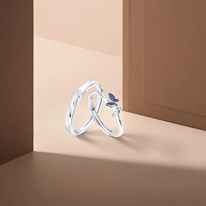 KUMET Sterling Silver Rings Unisex-4