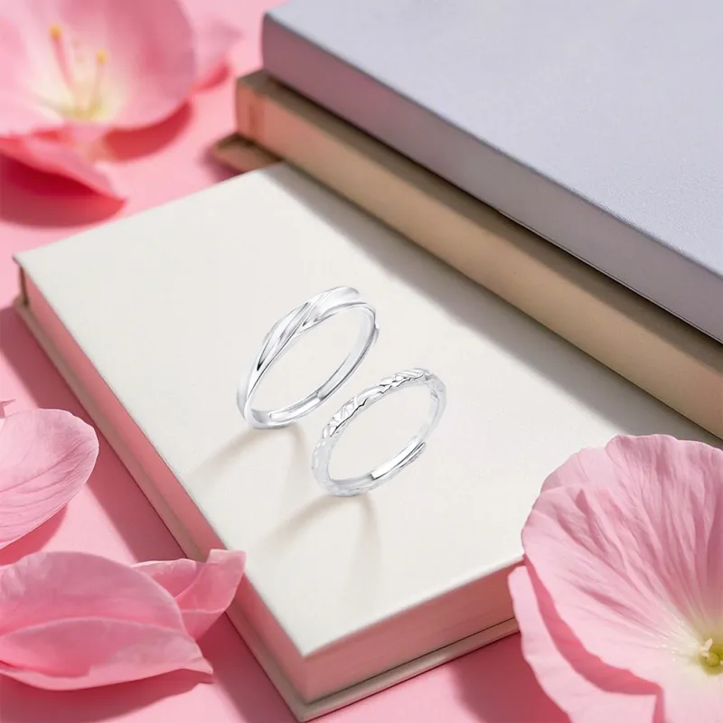 KUMET Sterling Silver Rings Unisex-2