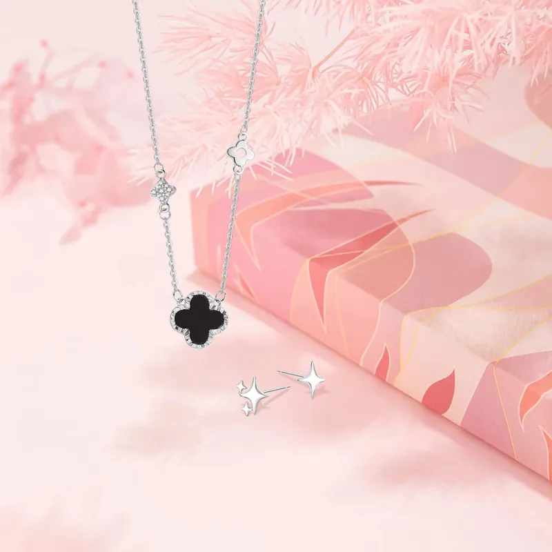 KUMET Sterling Silver Necklaces Women's-3