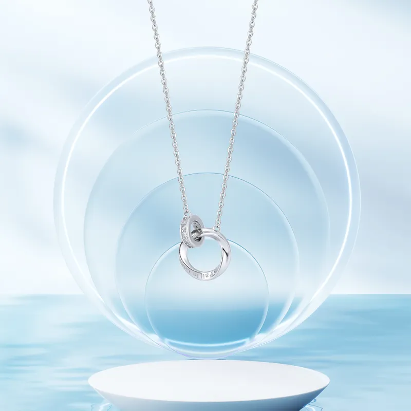 KUMET Sterling Silver Necklaces Women's-4