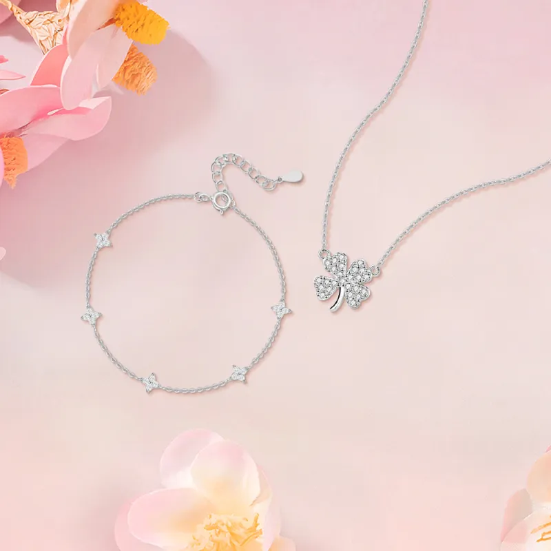 KUMET Sterling Silver Necklaces Women's-6