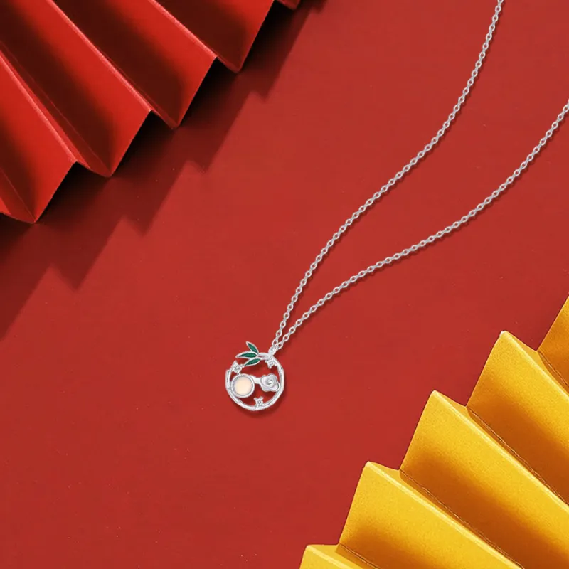 KUMET Sterling Silver Necklaces Women's-2