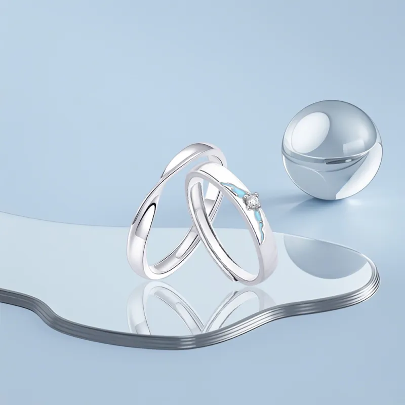 KUMET Sterling Silver Rings Unisex-4