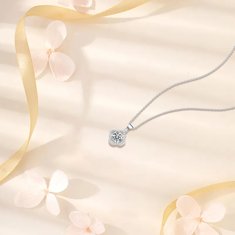 KUMET Zircon Necklaces Women's Same For Couples-2