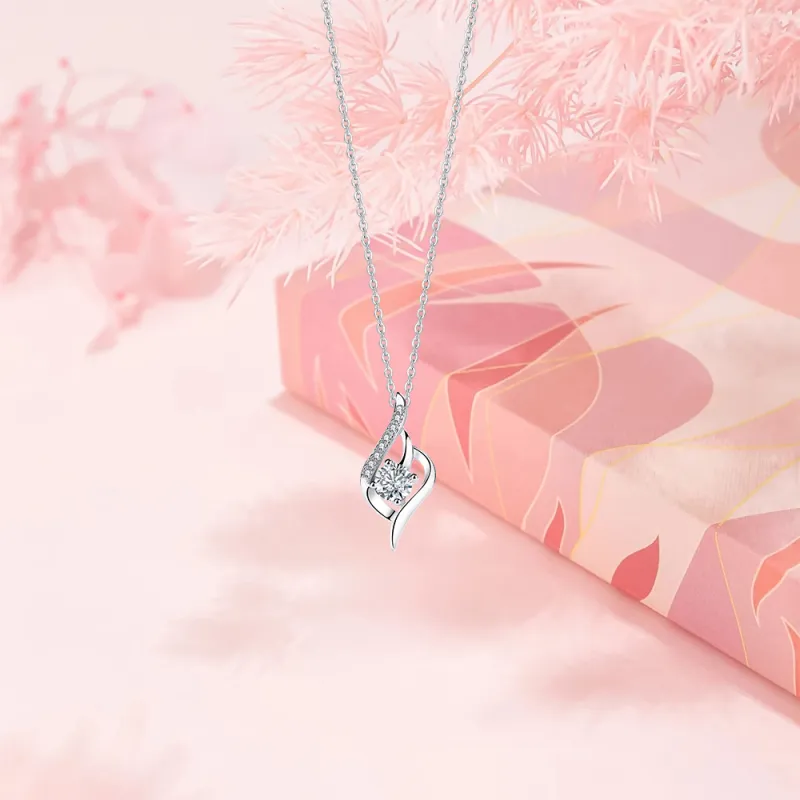 KUMET Sterling Silver Necklaces Women's-4