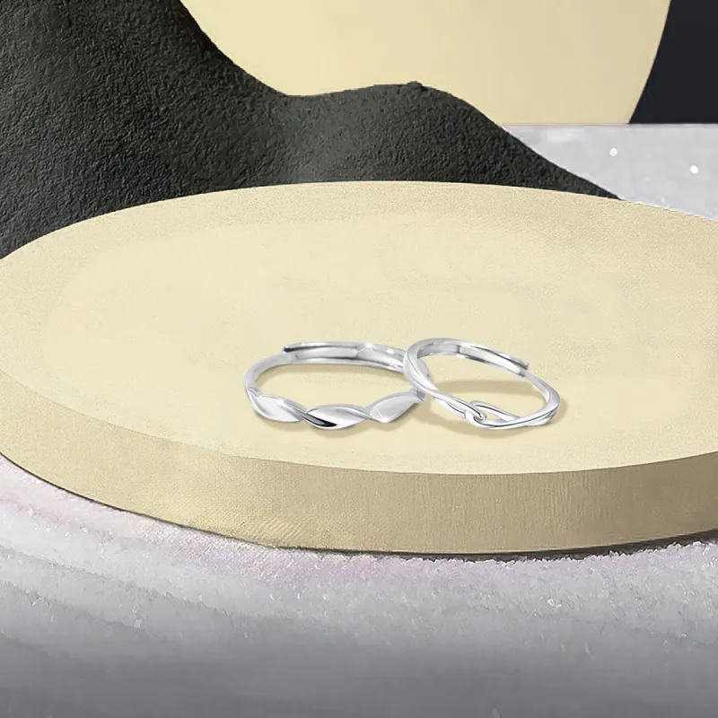 KUMET Sterling Silver Rings Unisex-4