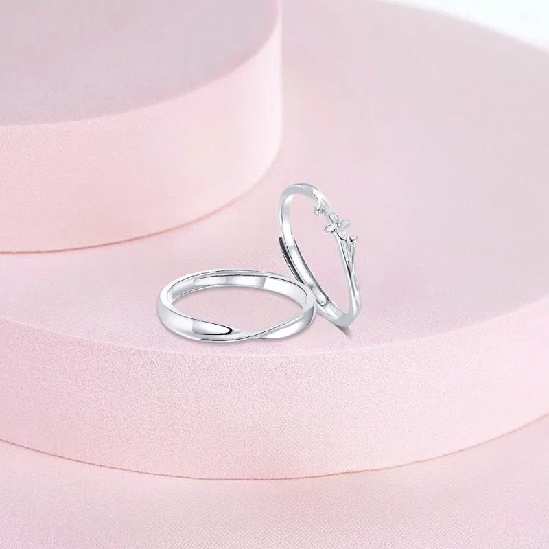 KUMET Sterling Silver Rings Unisex-2