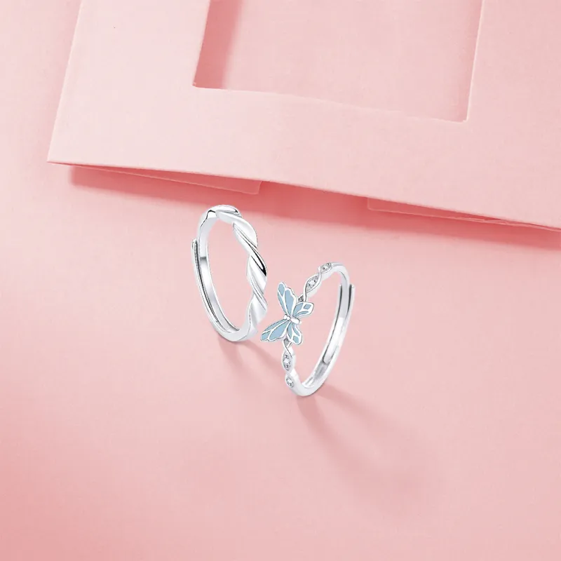 KUMET Sterling Silver Rings Unisex-3