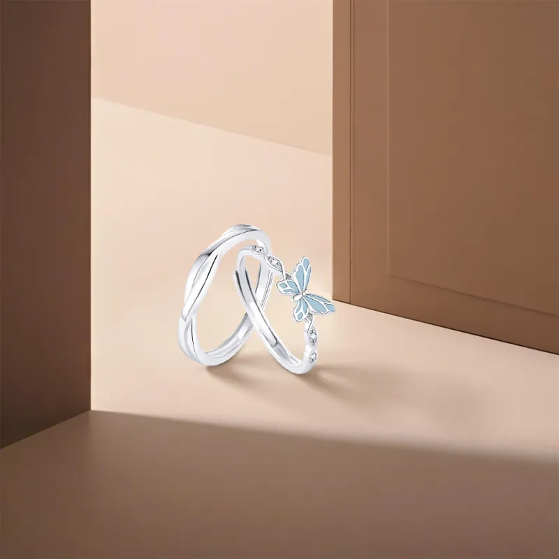 KUMET Sterling Silver Rings Unisex-4