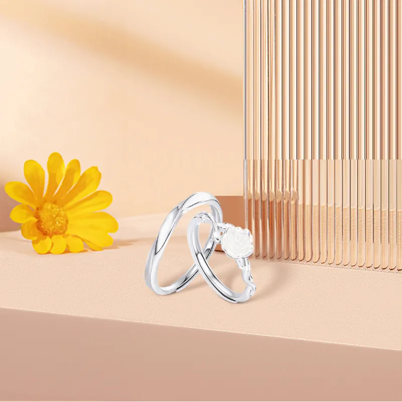 KUMET Sterling Silver Rings Unisex-4