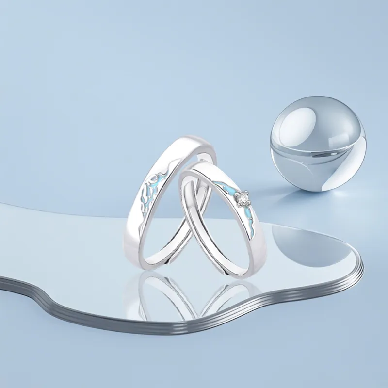 KUMET Sterling Silver Rings Unisex-2