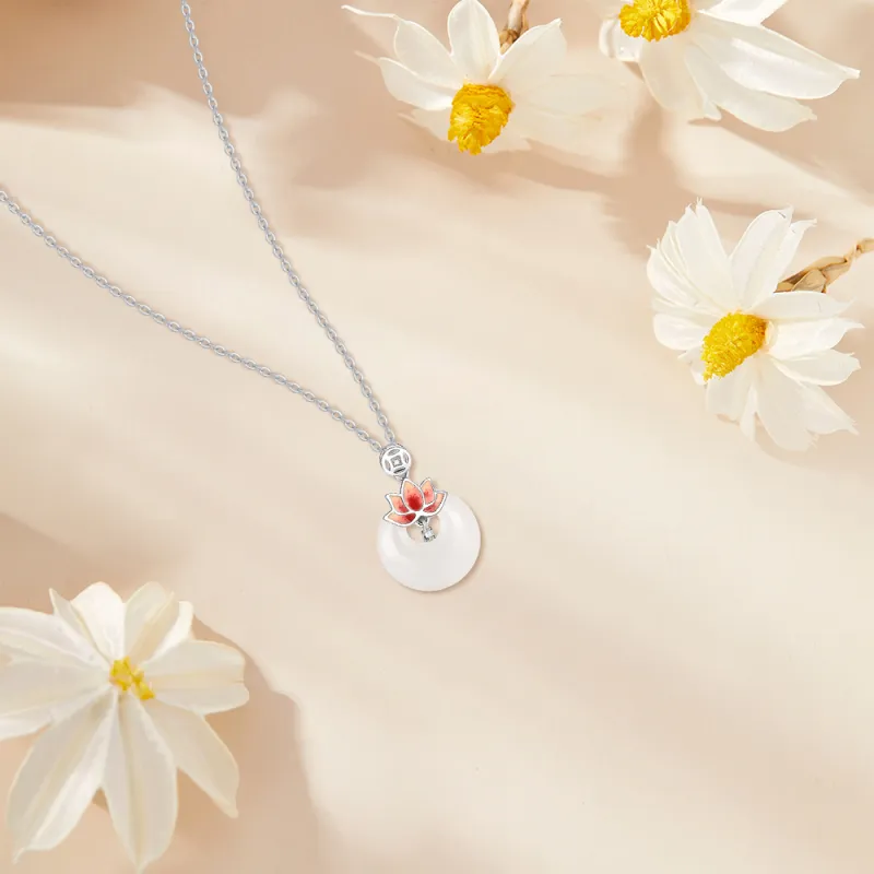 KUMET Sterling Silver Necklaces Women's-3
