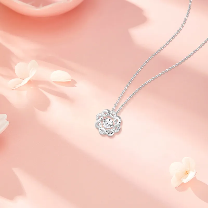 KUMET Sterling Silver Necklaces Women's-4