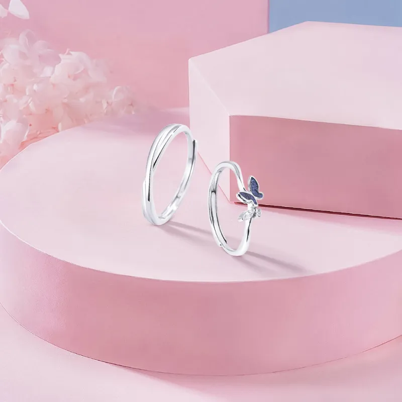 KUMET Sterling Silver Rings Unisex-2