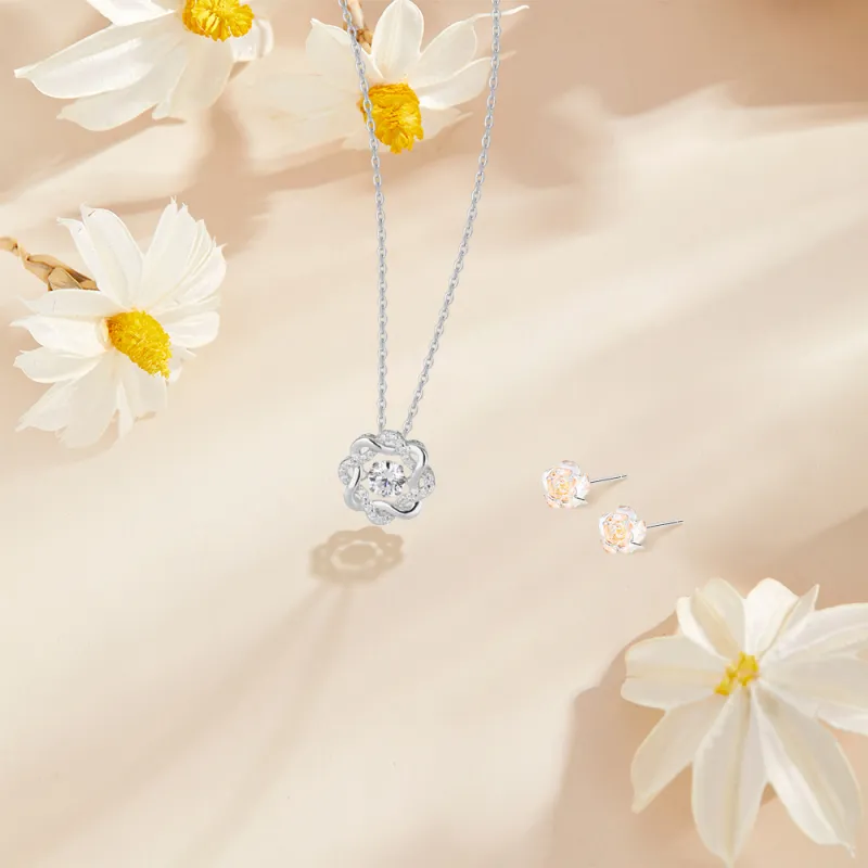 KUMET Sterling Silver Necklaces Women's-5