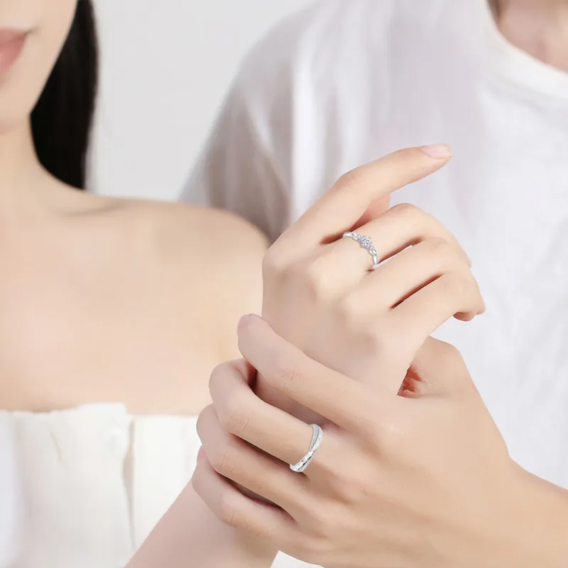 KUMET Sterling Silver Rings Unisex Anniversary Birthday Gift-1