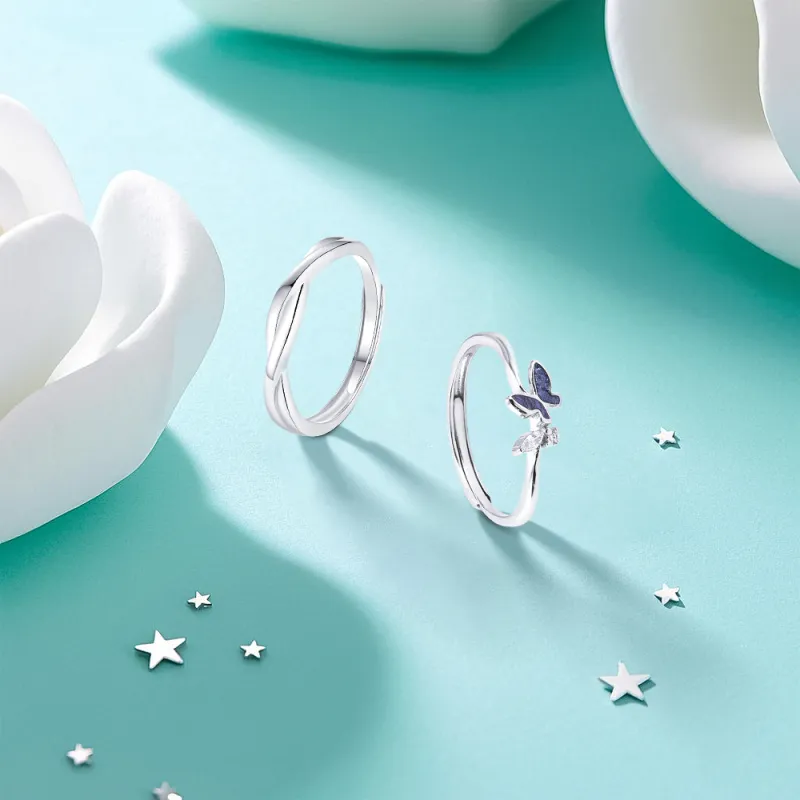 KUMET Sterling Silver Rings Unisex-2