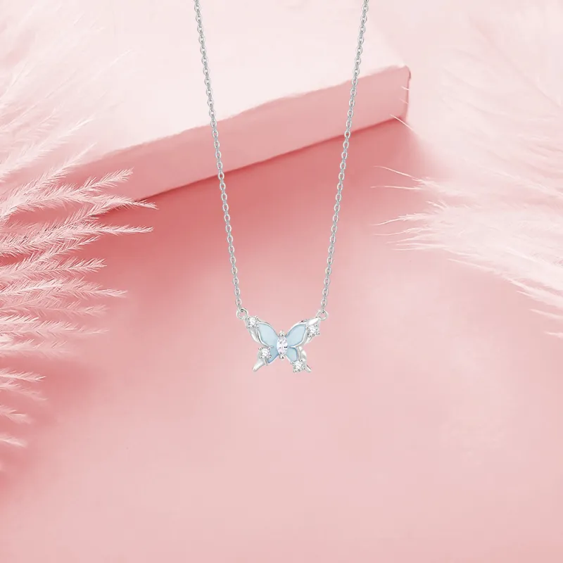 KUMET Sterling Silver Necklaces Women's-4