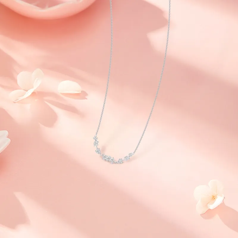 KUMET Sterling Silver Necklaces Women's-3