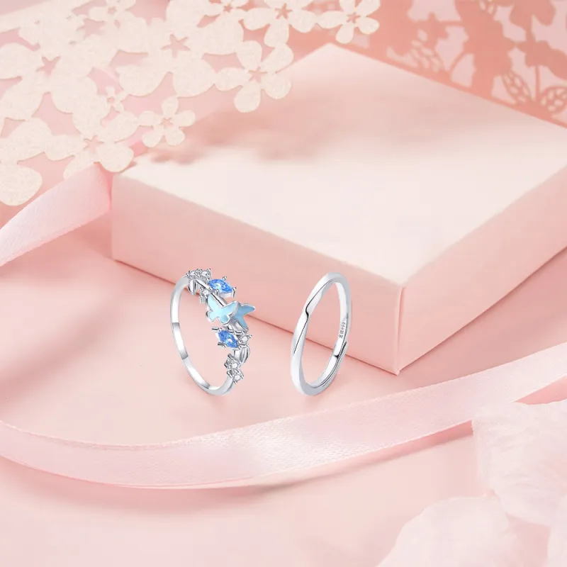 KUMET Sterling Silver Rings Unisex-2