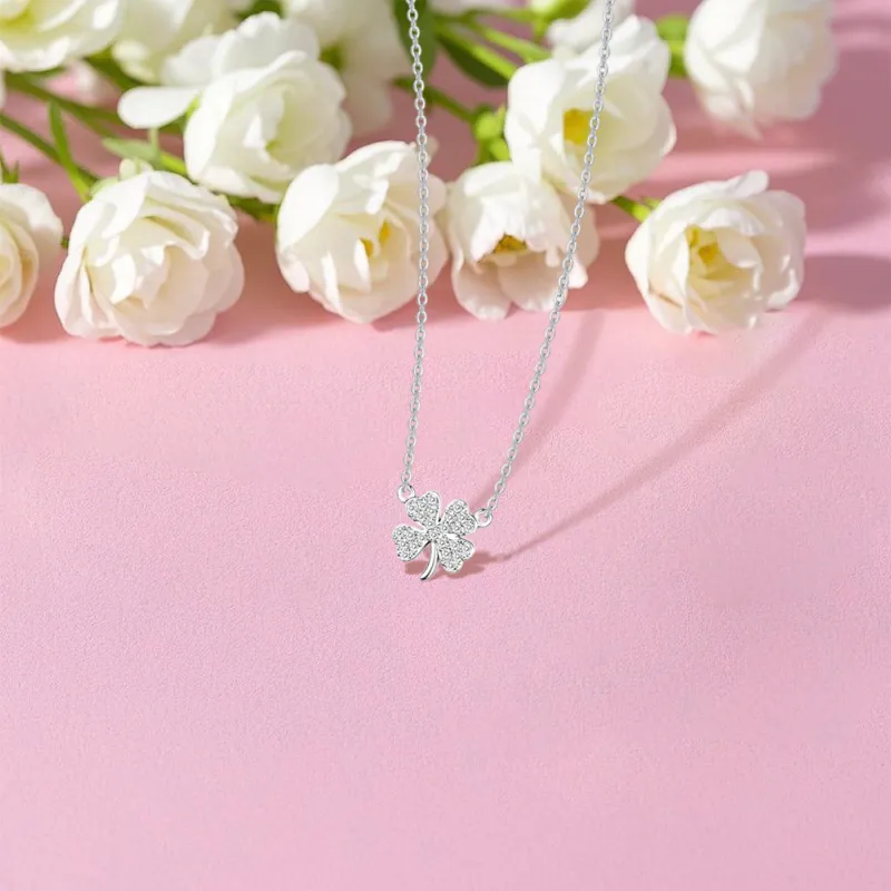 KUMET Zircon Necklaces Women's Couple Bestie Same Style-4