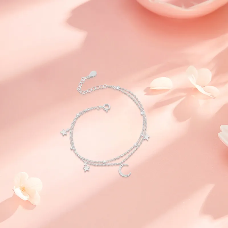 KUMET Zircon Bracelets Women's Same For Couples-2