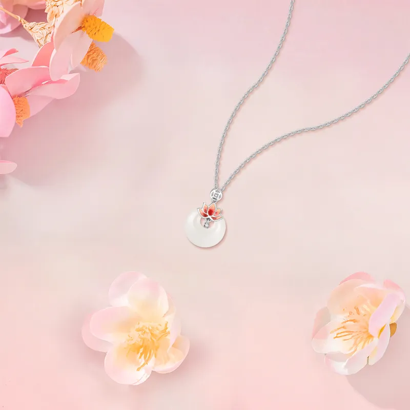 KUMET Sterling Silver Necklaces Women's-4