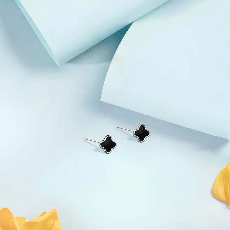KUMET Sterling Silver Stud Earrings Women's Couple Birthday Anniversary Gift-3