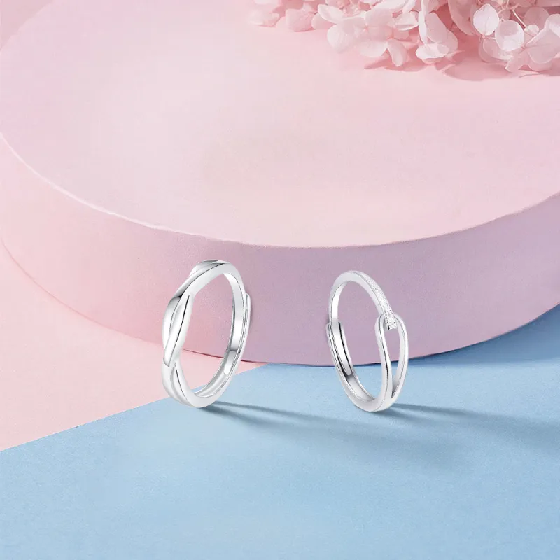KUMET Sterling Silver Rings Unisex-2