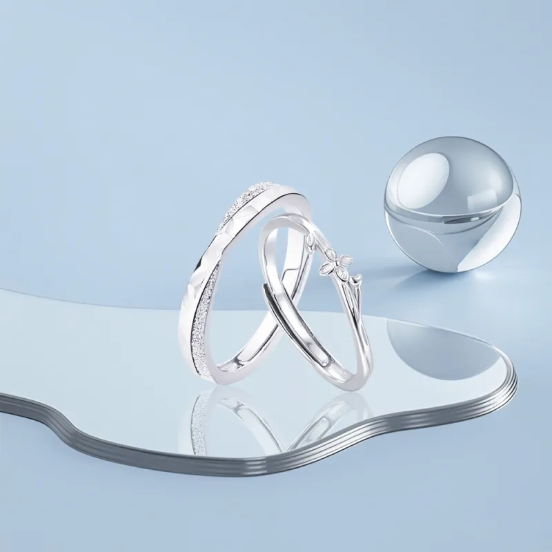KUMET Sterling Silver Rings Unisex-4