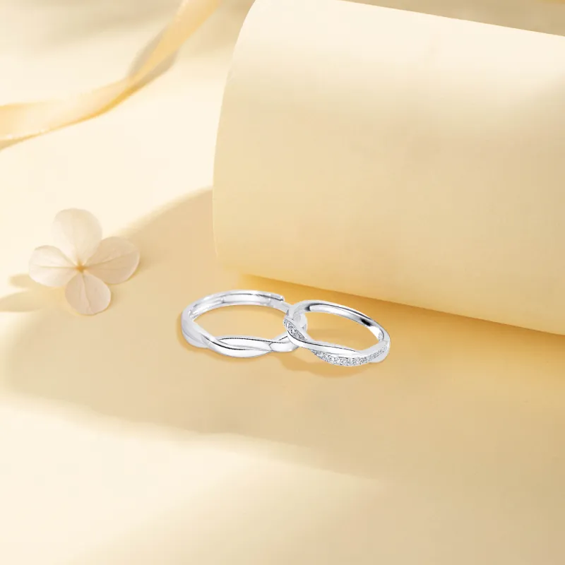 KUMET Sterling Silver Rings Unisex-2