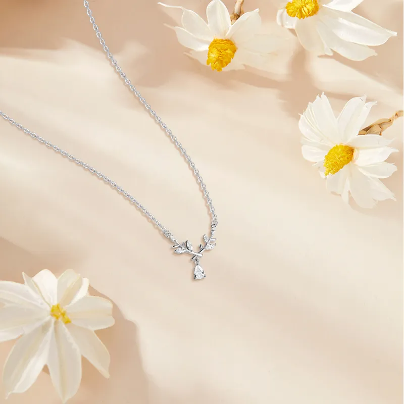 KUMET Sterling Silver Necklaces Women's-3