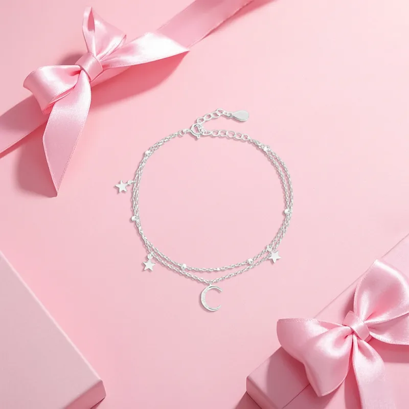 KUMET Zircon Bracelets Women's Same For Couples-4