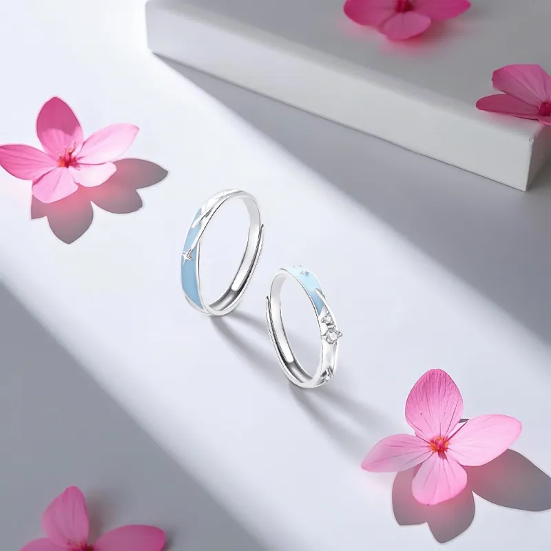 KUMET Sterling Silver Rings Unisex-3