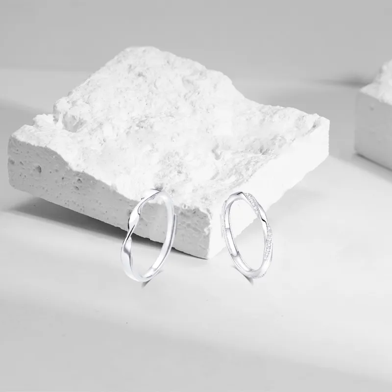 KUMET Sterling Silver Rings Unisex-3