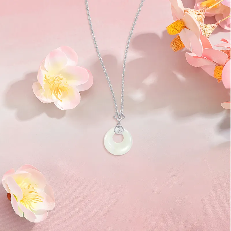 KUMET Chalcedony Necklaces Women's-3