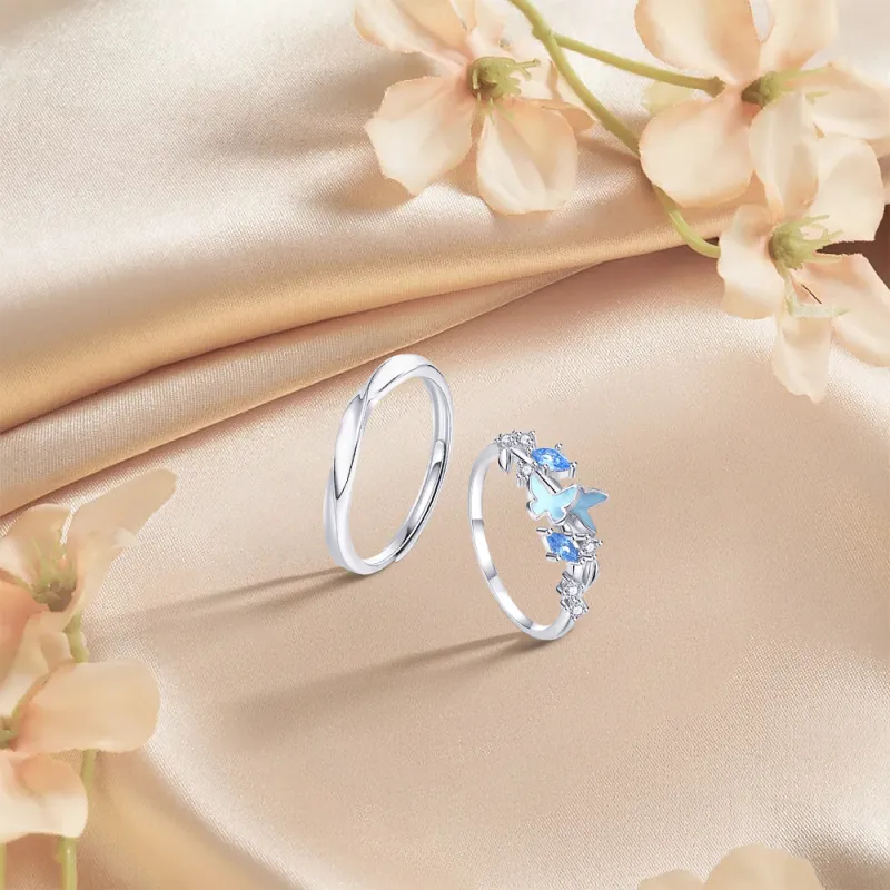 KUMET Sterling Silver Rings Unisex-2