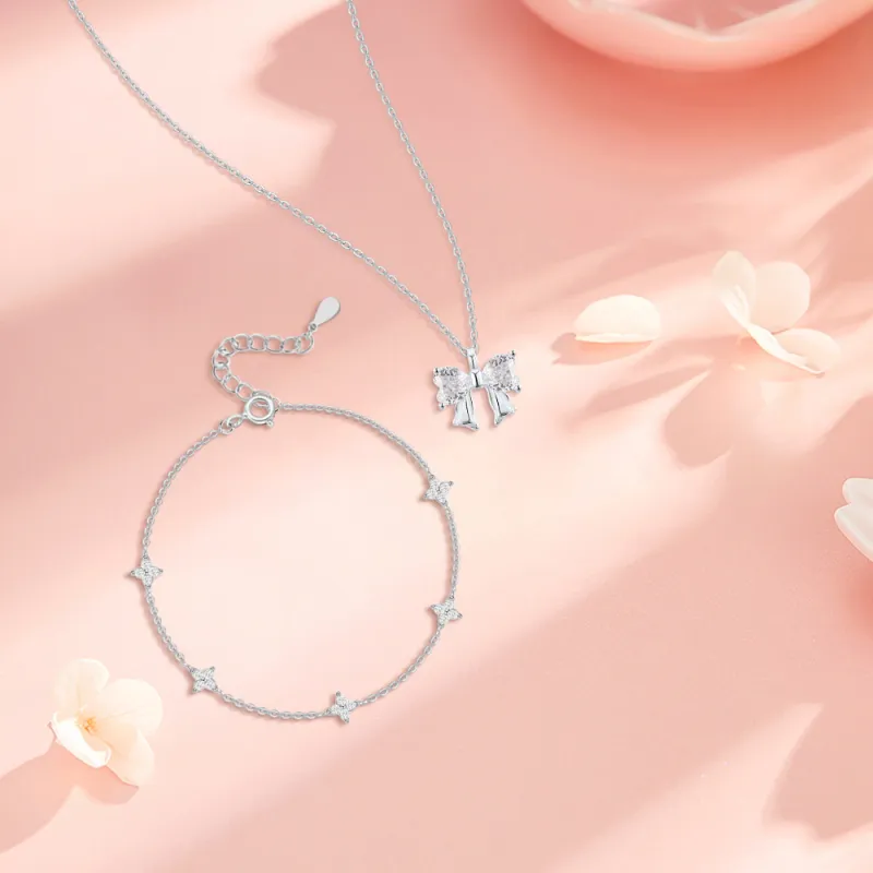 KUMET Sterling Silver Necklaces Women's-6