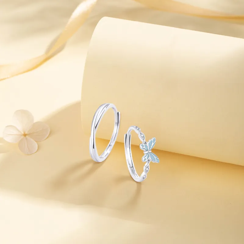 KUMET Sterling Silver Rings Unisex-3