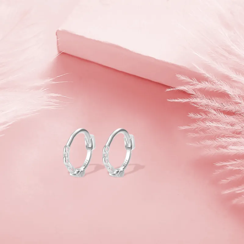 KUMET Sterling Silver Earrings Women's Couple Birthday Anniversary Gift-4
