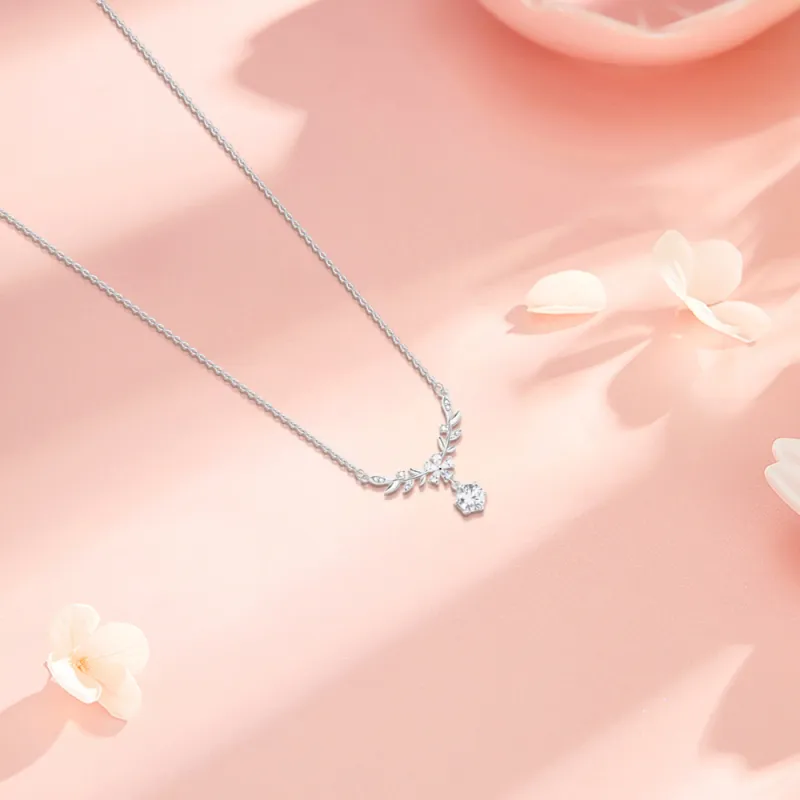 KUMET Sterling Silver Necklaces Women's Couple's Birthday Anniversary Gift-3