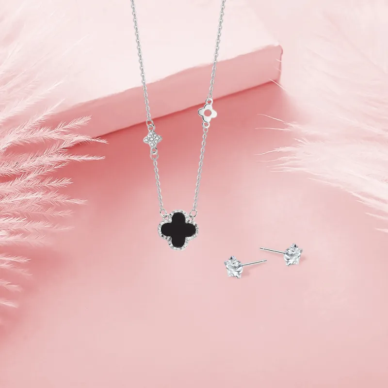 KUMET Sterling Silver Necklaces Women's-3