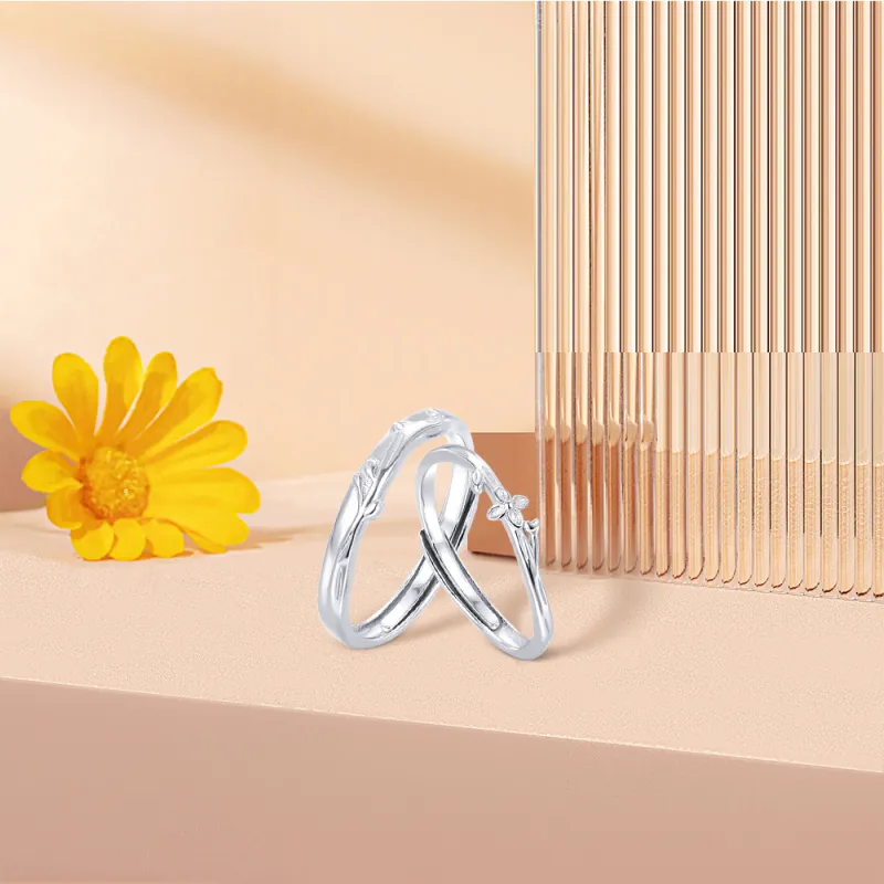 KUMET Sterling Silver Rings Unisex-4